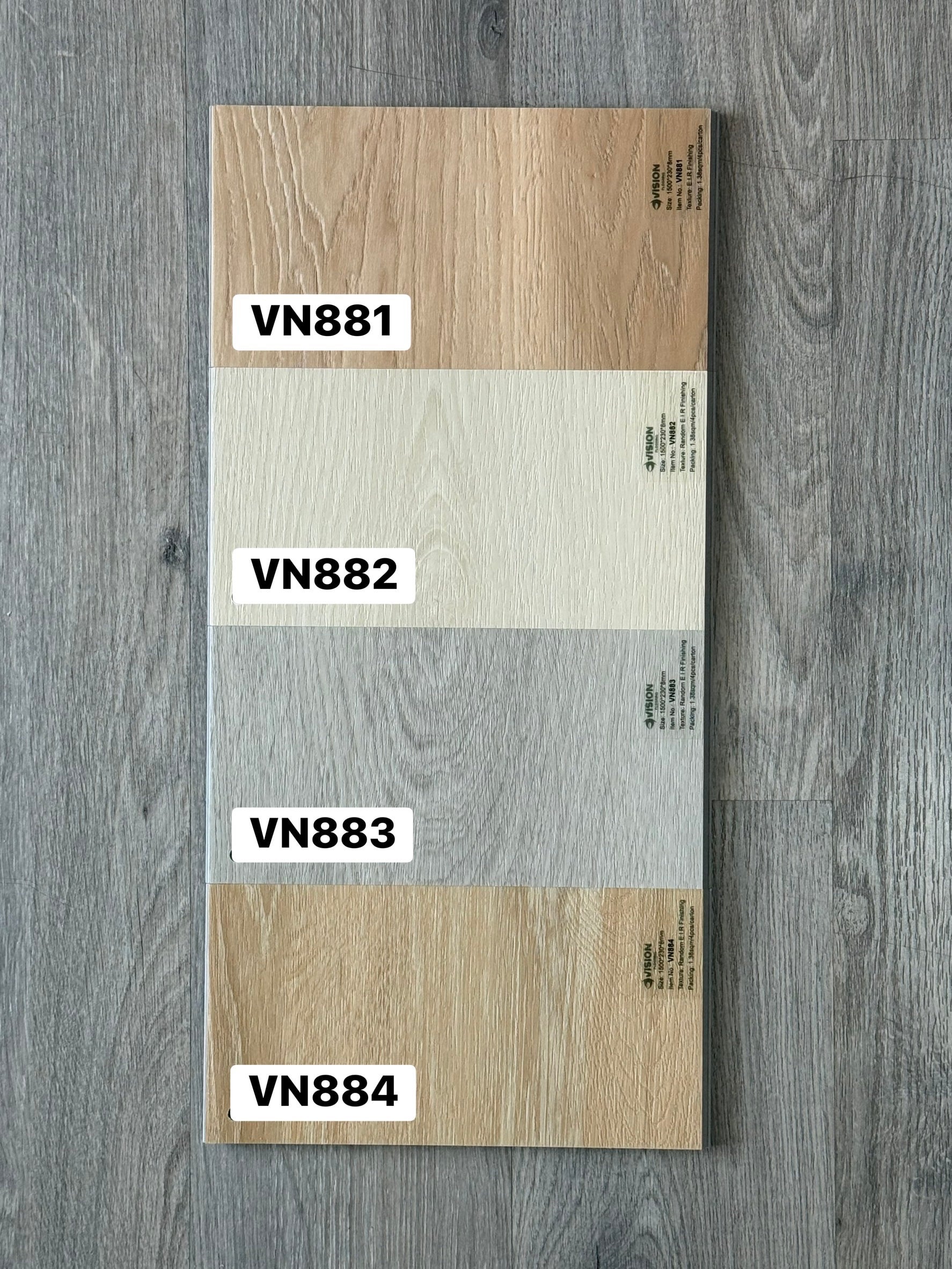 แผ่นพื้น SPC VISION FLOORING ขนาด 230 X 1500 X 8 มม. หนา 8 มม. รุ่น VN-881_2
